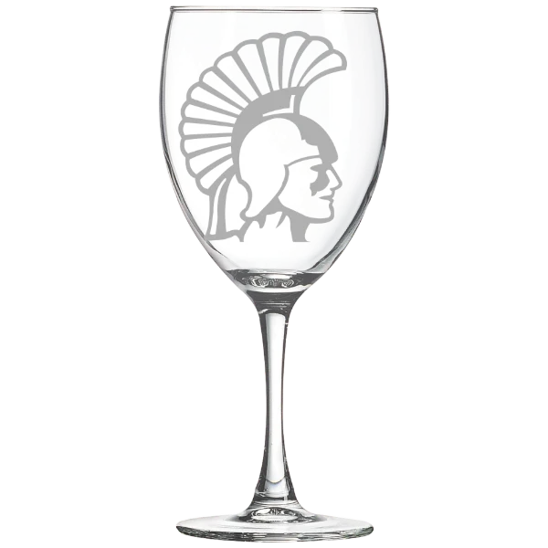 Winona State University Polar Camel 10 1/2 oz. Wine Glass