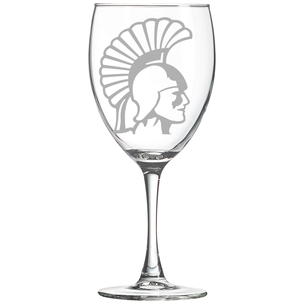 Winona State University Polar Camel 10 1/2 oz. Wine Glass