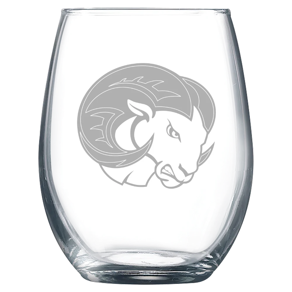 Winston-Salem State University Polar Camel 9 oz. Stemless Wine Glass