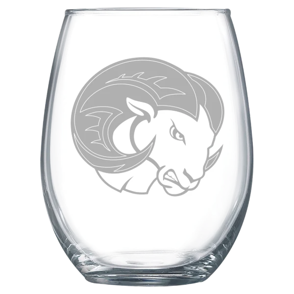 Winston-Salem State University Polar Camel 15 oz. Stemless Wine Glass