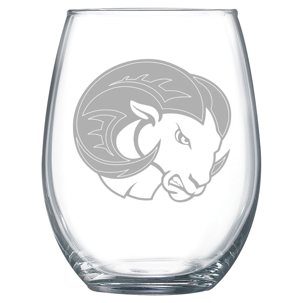 Winston-Salem State University Polar Camel 15 oz. Stemless Wine Glass