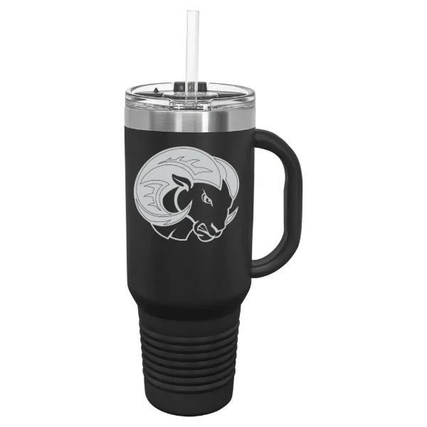 Winston-Salem State University Polar Camel 40 oz. Travel Mug with Snap Lid & Straw