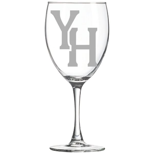 Young Harris College Polar Camel 10 1/2 oz. Wine Glass