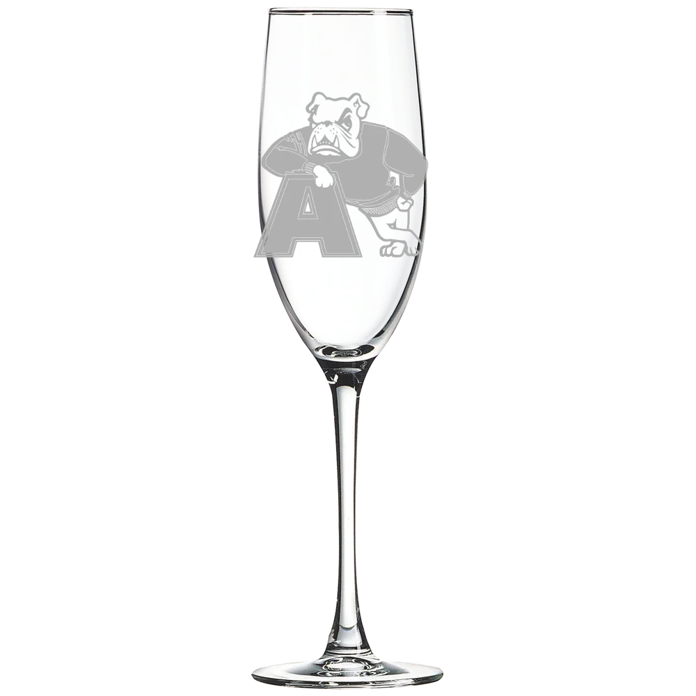 Adrian College Polar Camel 8 oz. Champagne Flute