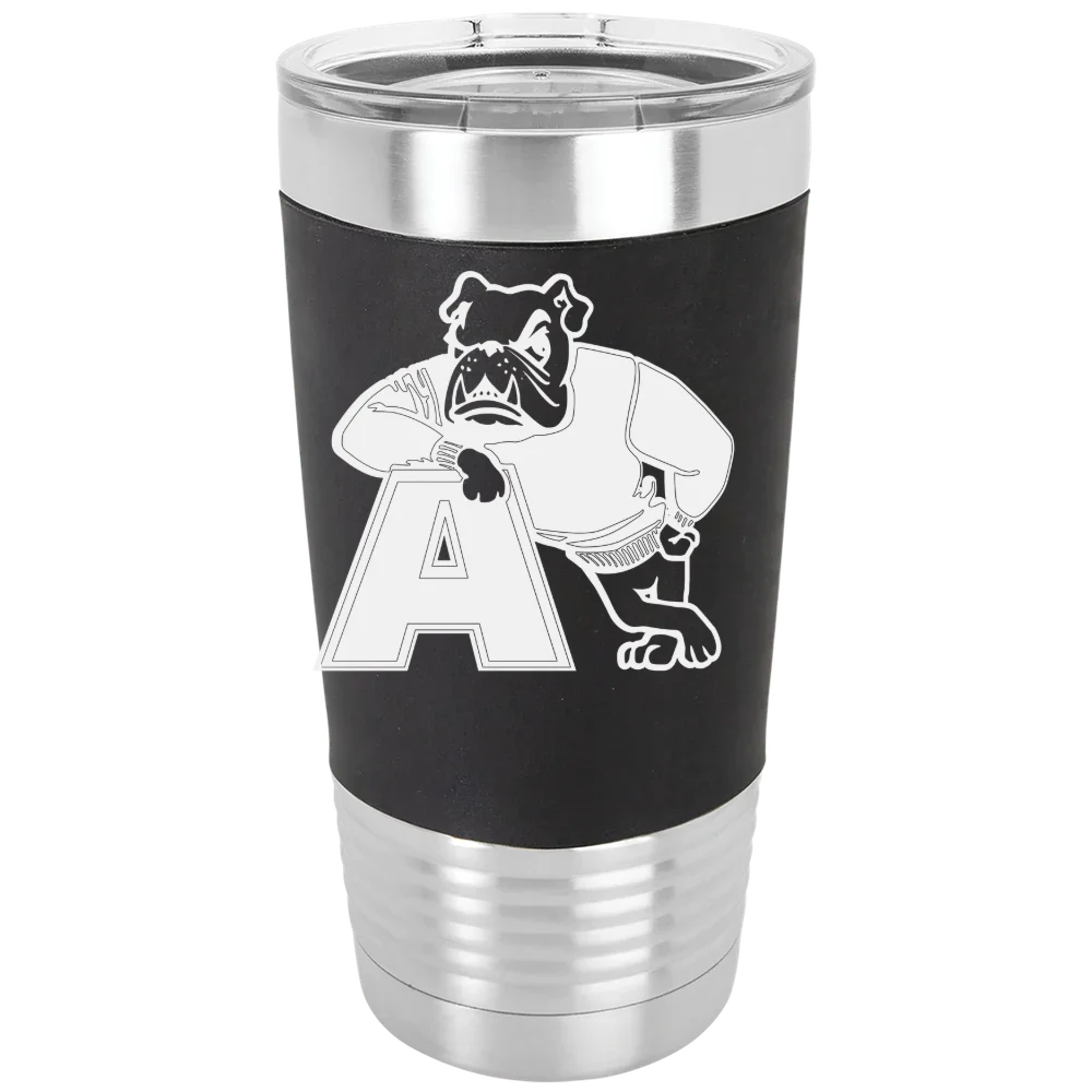 Adrian College Polar Camel 20 oz. Silicone Grip Tumbler with Standard Lid