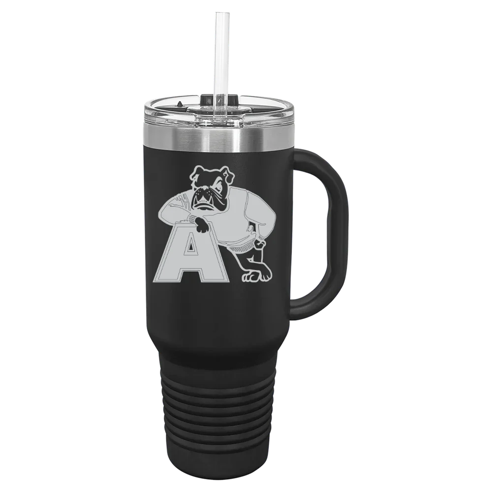 Adrian College Polar Camel 40 oz. Travel Mug with Snap Lid & Straw