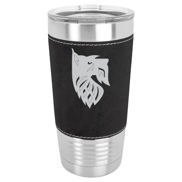 Agnes Scott College Polar Camel 20 oz. Leatherette Grip Tumbler with Standard Lid