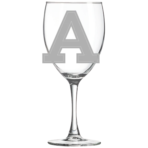 Albion College Polar Camel 10 1/2 oz. Wine Glass