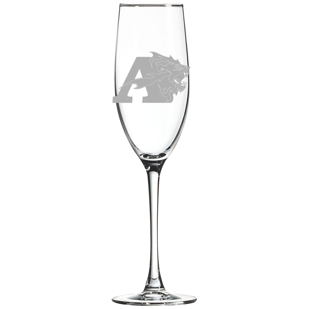 Albright College Polar Camel 8 oz. Champagne Flute