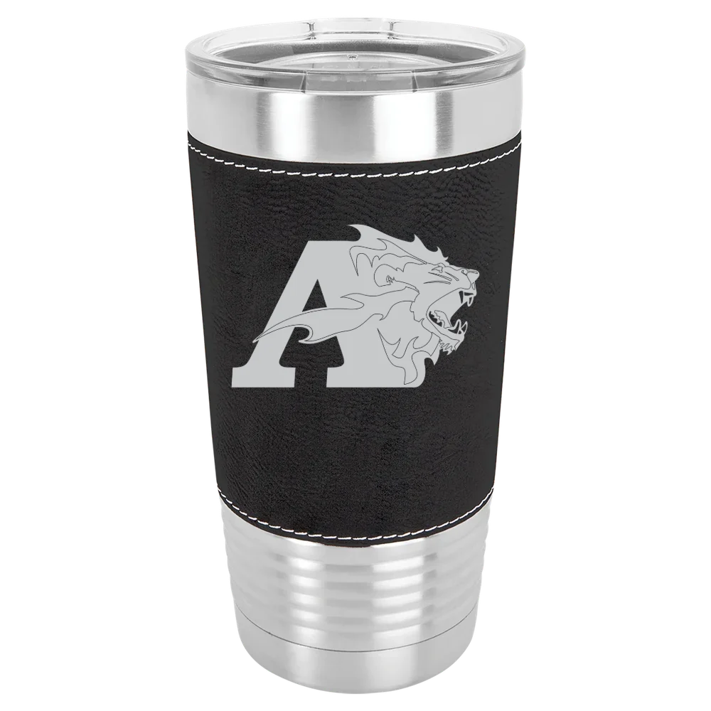 Albright College Polar Camel 20 oz. Leatherette Grip Tumbler with Standard Lid