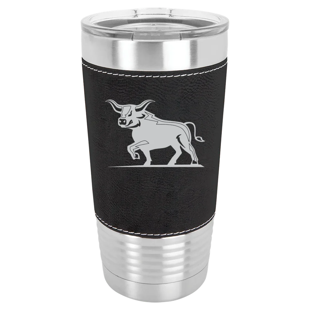 Alfred State College Polar Camel 20 oz. Leatherette Grip Tumbler with Standard Lid