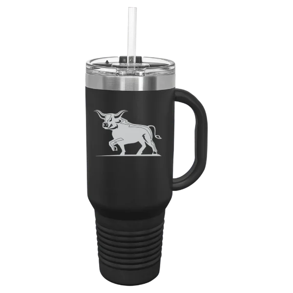 Alfred State College Polar Camel 40 oz. Travel Mug with Snap Lid & Straw