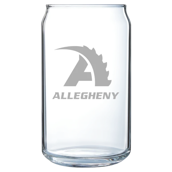 Allegheny College Polar Camel 16 oz. Can Glass