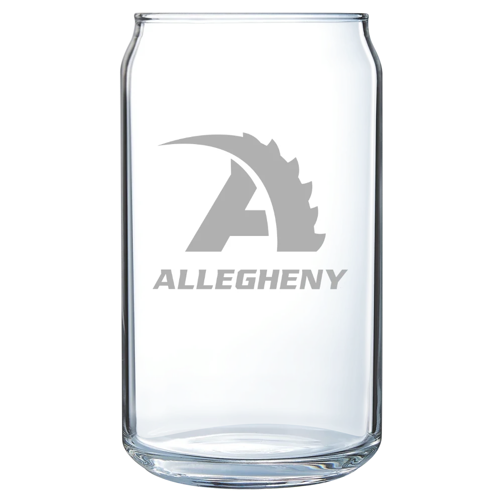 Allegheny College Polar Camel 16 oz. Can Glass