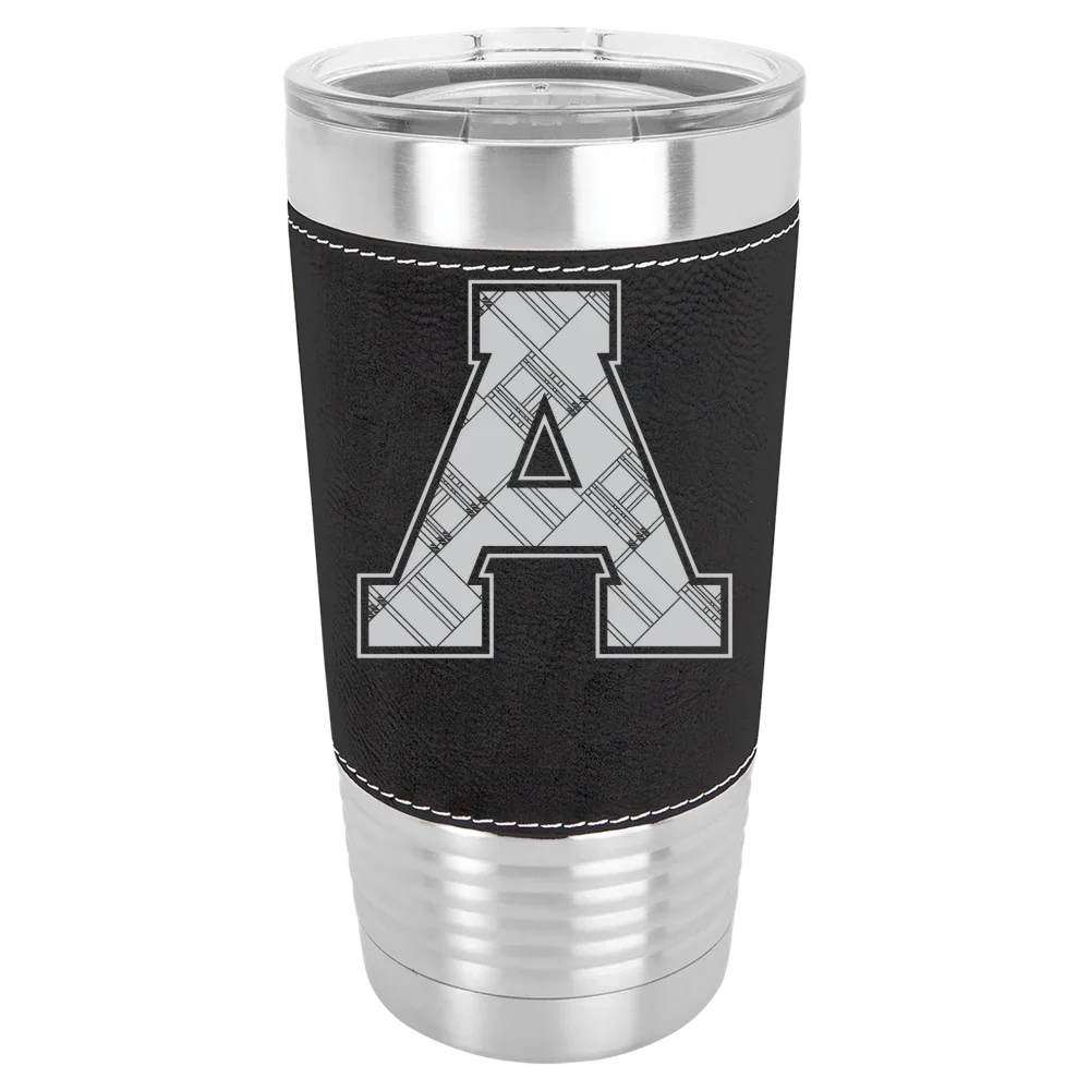 Alma College Polar Camel 20 oz. Leatherette Grip Tumbler with Standard Lid