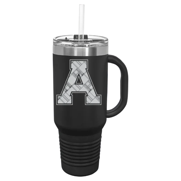 Alma College Polar Camel 40 oz. Travel Mug with Snap Lid & Straw