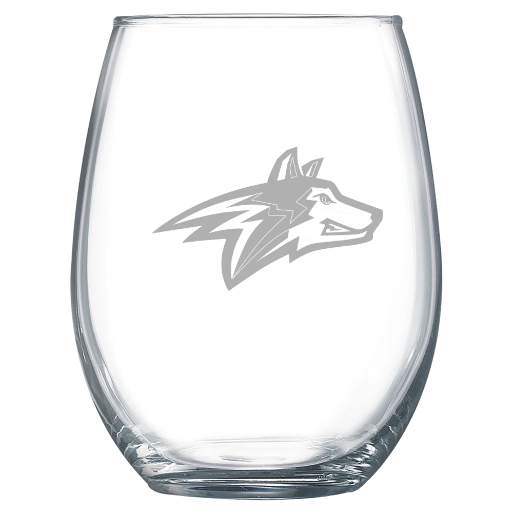 Alvernia University Polar Camel 15 oz. Stemless Wine Glass