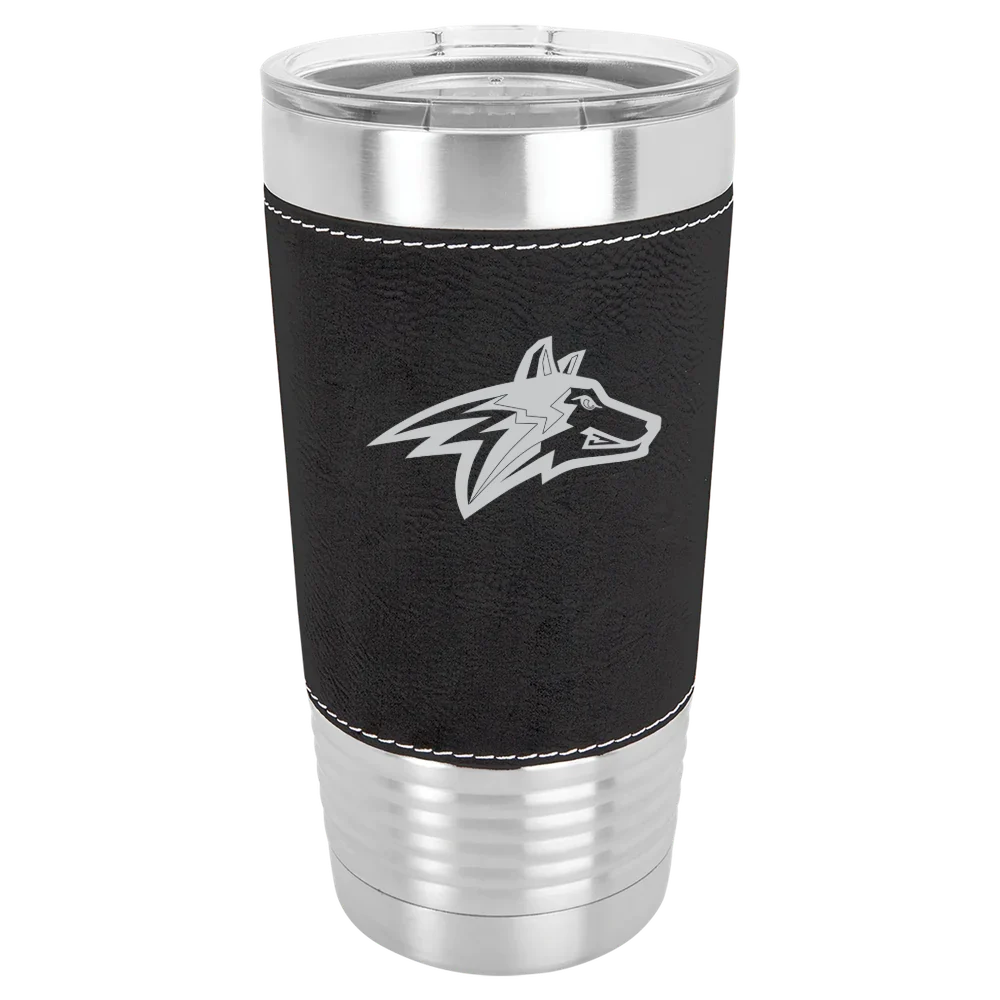 Alvernia University Polar Camel 20 oz. Leatherette Grip Tumbler with Standard Lid