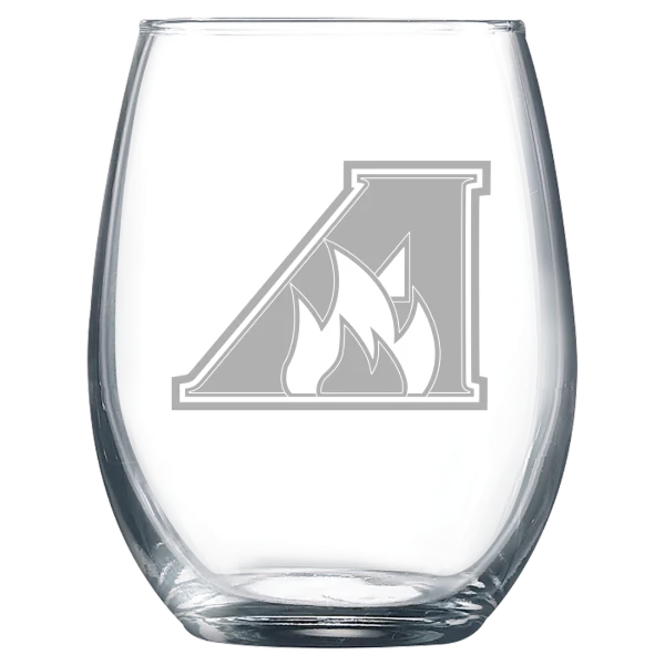 Alverno College Polar Camel 9 oz. Stemless Wine Glass