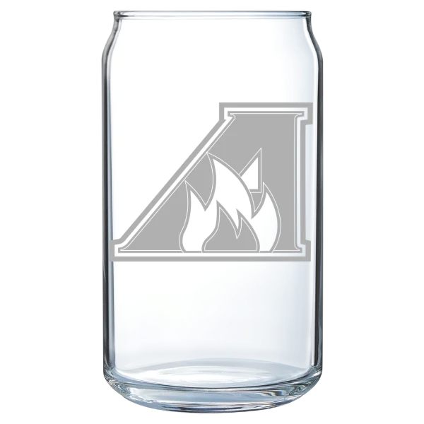 Alverno College Polar Camel 16 oz. Can Glass