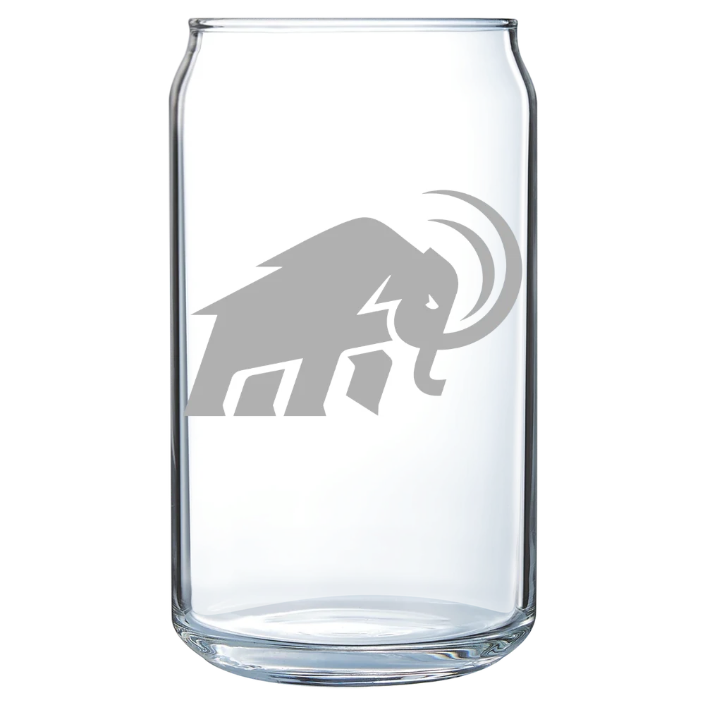 Amherst College Polar Camel 16 oz. Can Glass