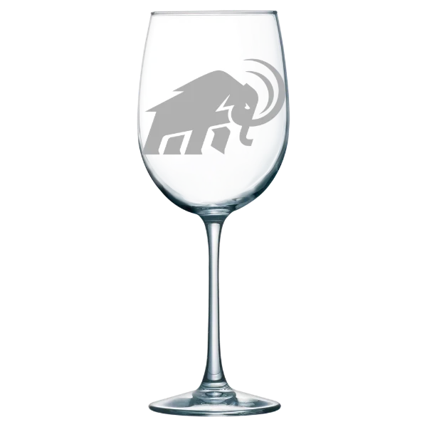 Amherst College Polar Camel 19 oz. Wine Glass