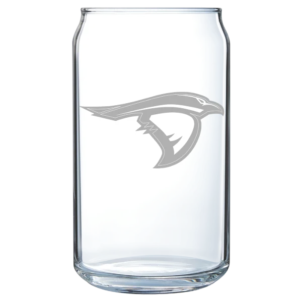 Anderson University (Indiana) Polar Camel 16 oz. Can Glass