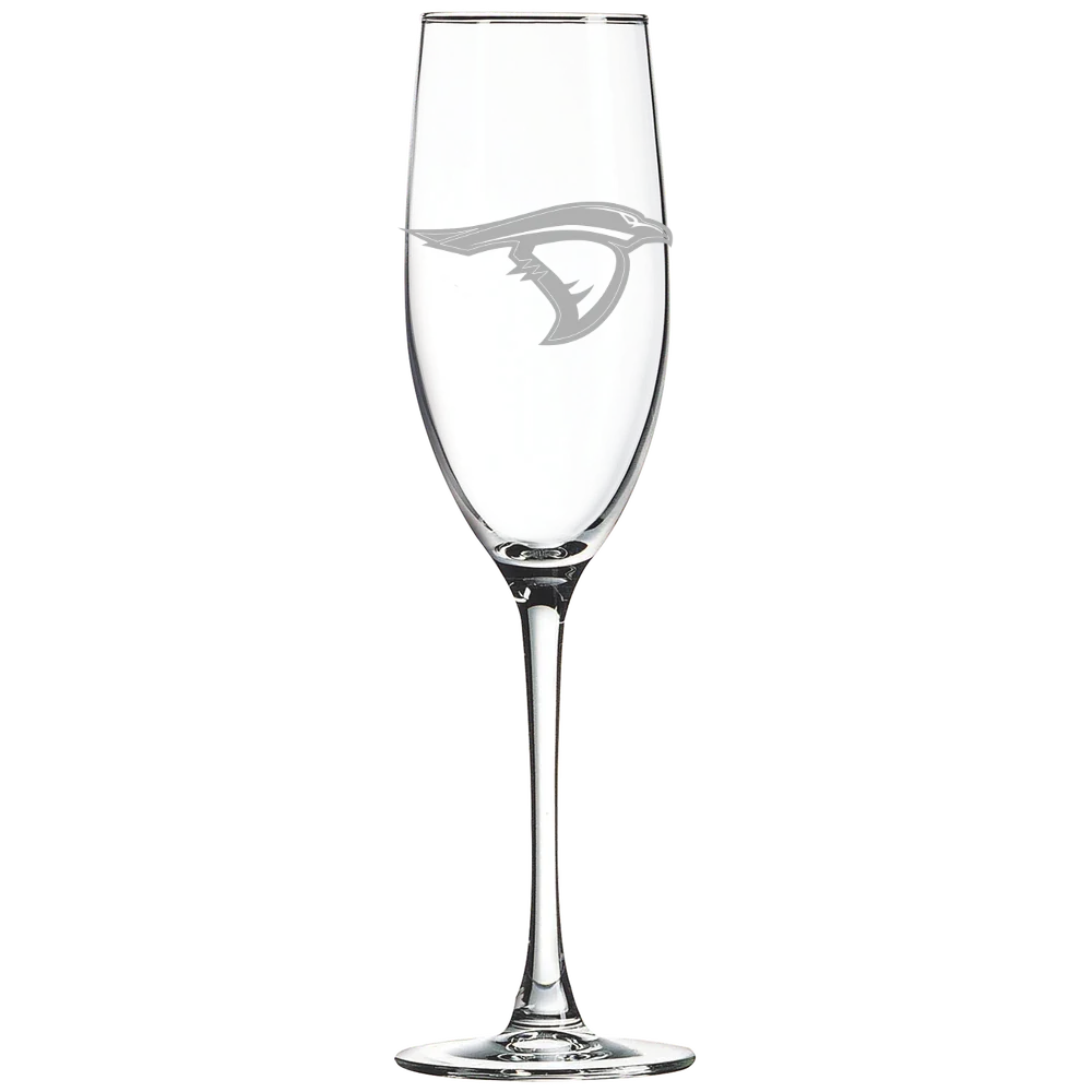 Anderson University (Indiana) Polar Camel 8 oz. Champagne Flute