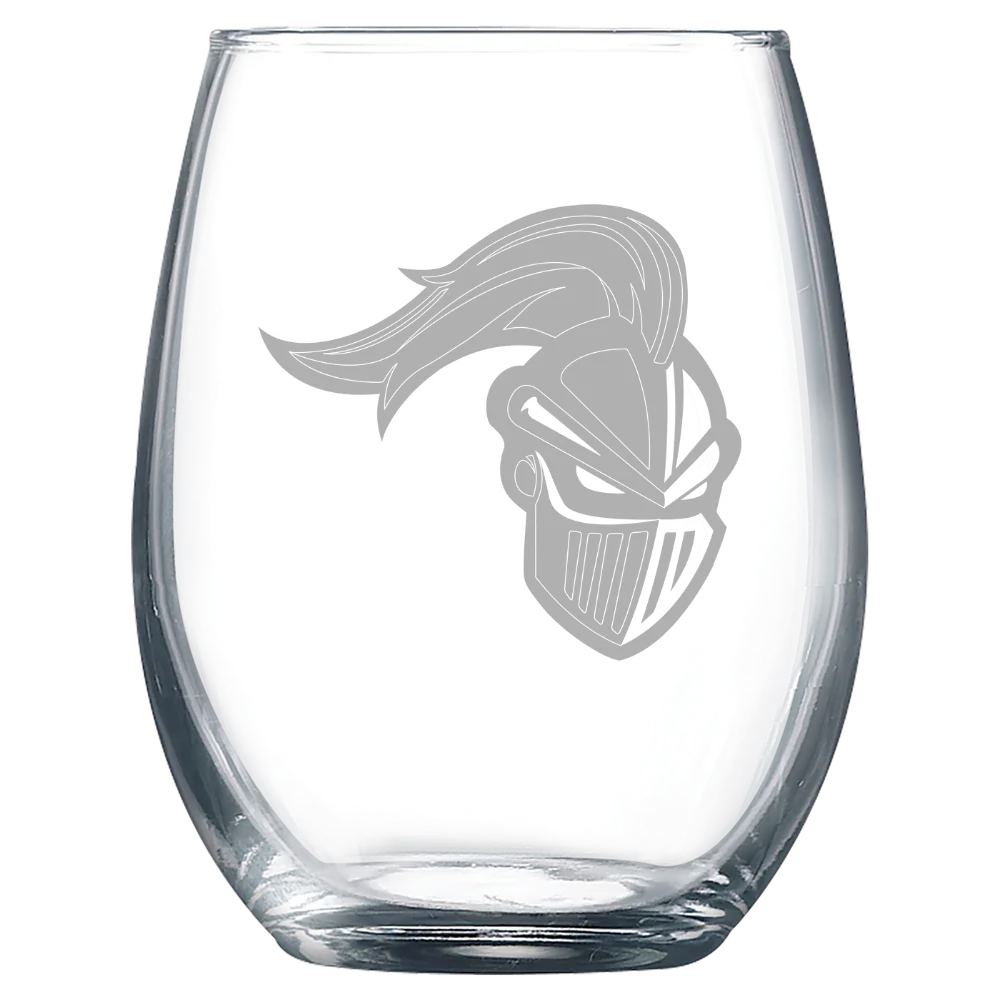 Arcadia University Polar Camel 9 oz. Stemless Wine Glass