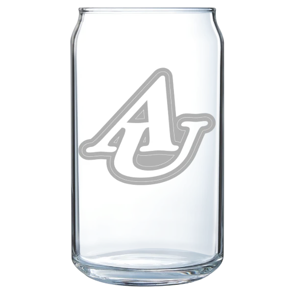 Asbury University Polar Camel 16 oz. Can Glass