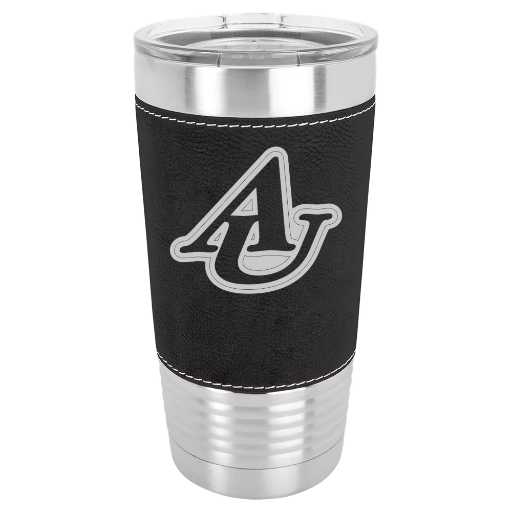 Asbury University Polar Camel 20 oz. Leatherette Grip Tumbler with Standard Lid