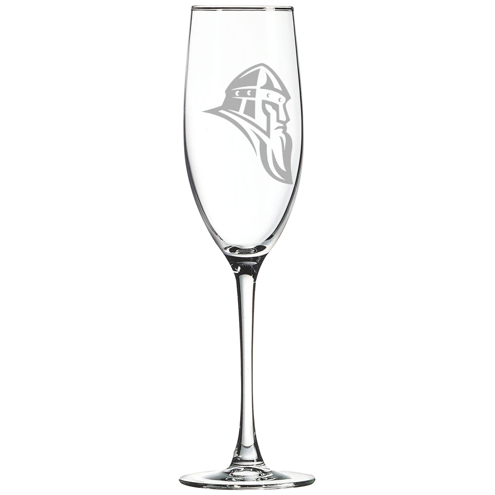 Augustana College (Illinois) Polar Camel 8 oz. Champagne Flute