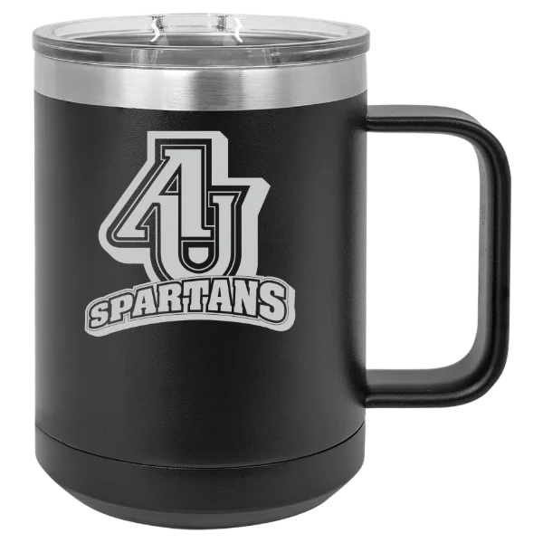 Aurora University Polar Camel 15 oz. Mug with Slider Lid