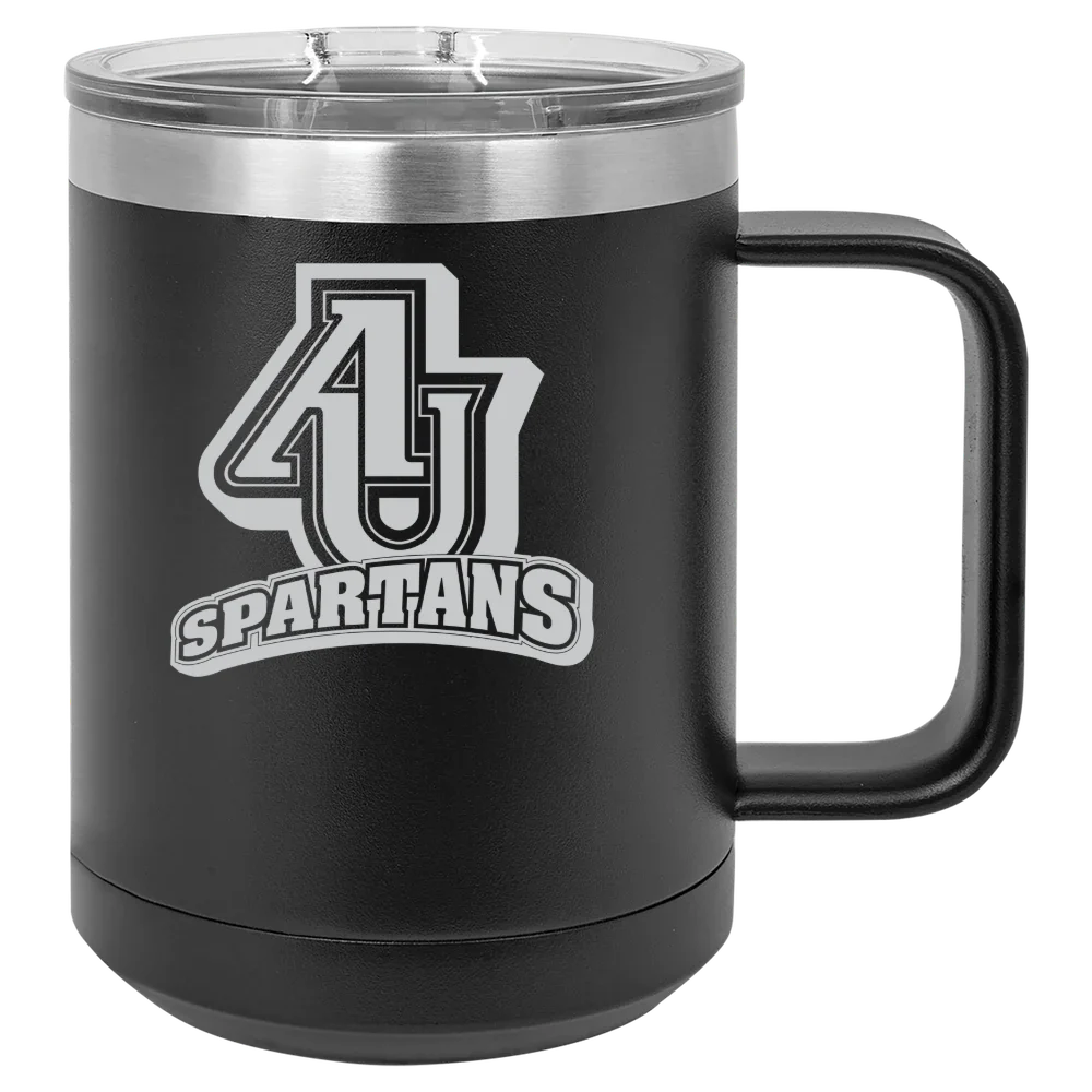 Aurora University Polar Camel 15 oz. Mug with Slider Lid