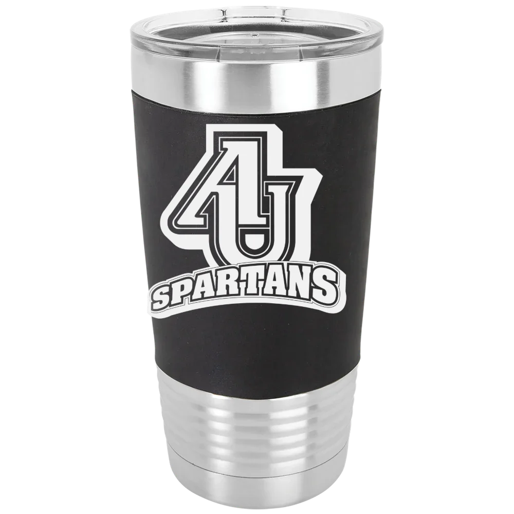 Aurora University Polar Camel 20 oz. Silicone Grip Tumbler with Standard Lid