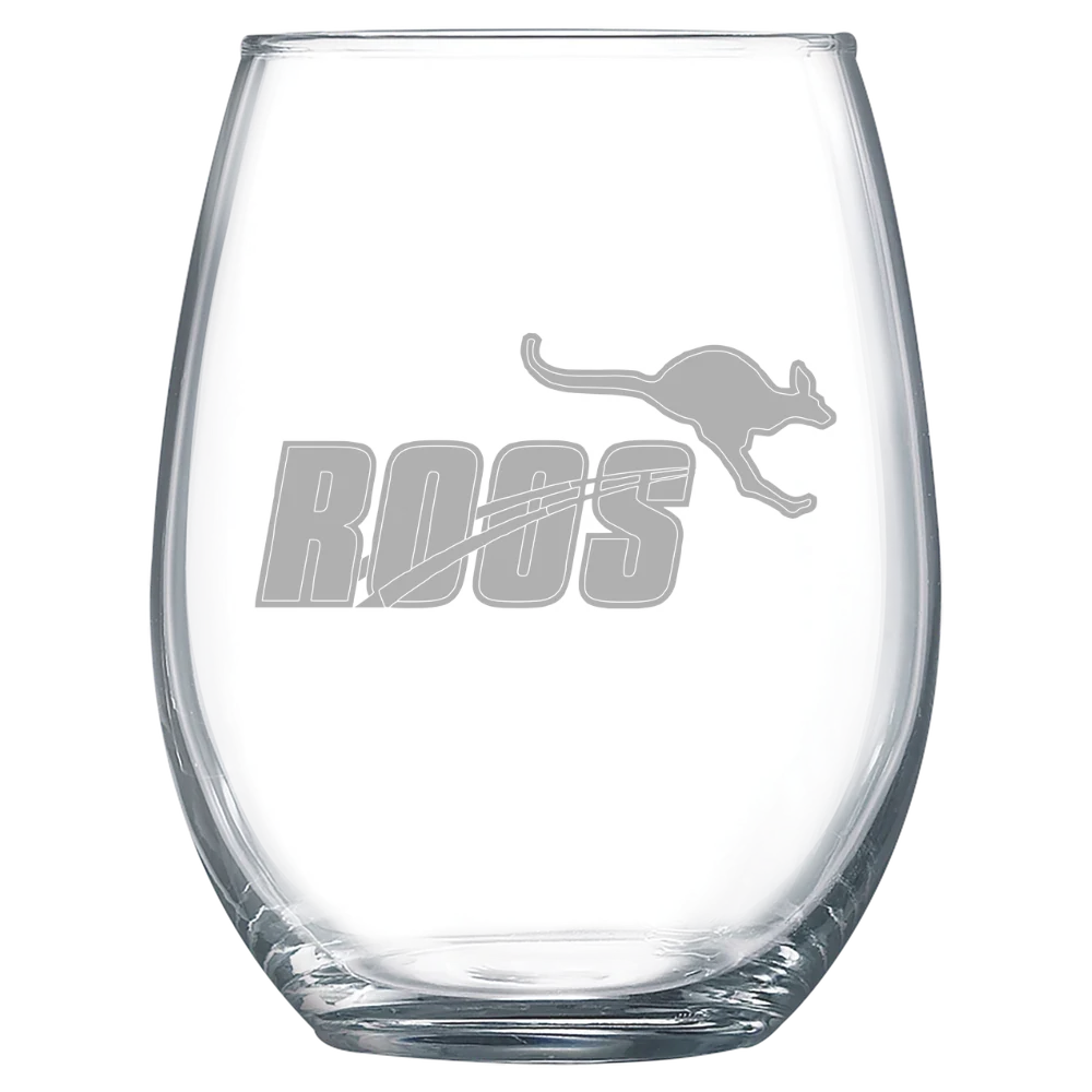Austin College Polar Camel 15 oz. Stemless Wine Glass