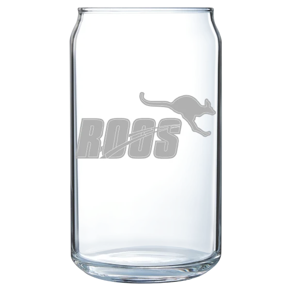 Austin College Polar Camel 16 oz. Can Glass
