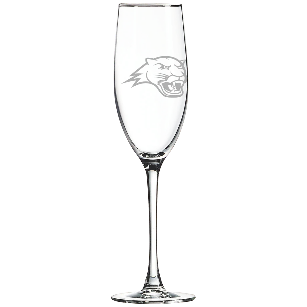 Averett University Polar Camel 8 oz. Champagne Flute