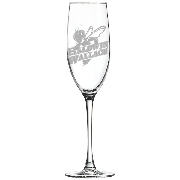 Baldwin Wallace University Polar Camel 8 oz. Champagne Flute