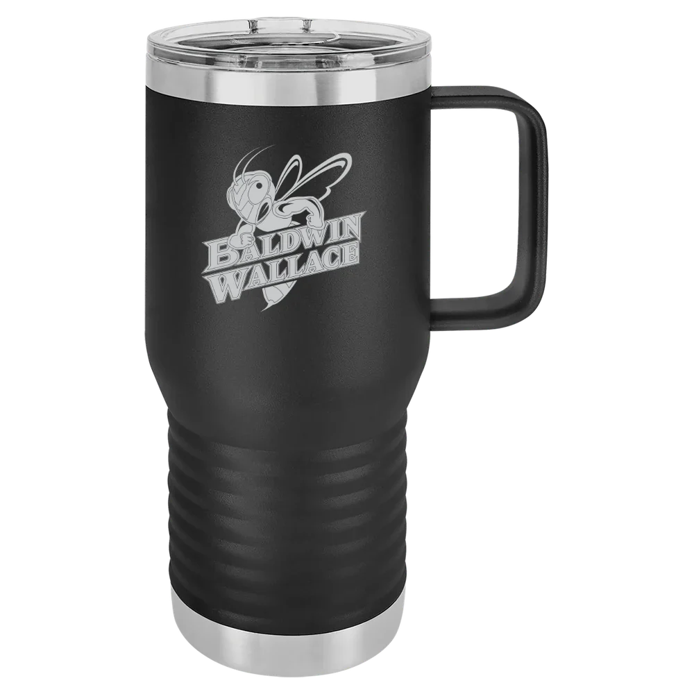 Baldwin Wallace University Polar Camel 20 oz. Travel Mug with Slider Lid