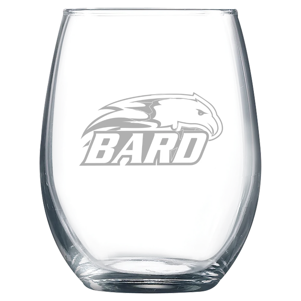 Bard College Polar Camel 9 oz. Stemless Wine Glass
