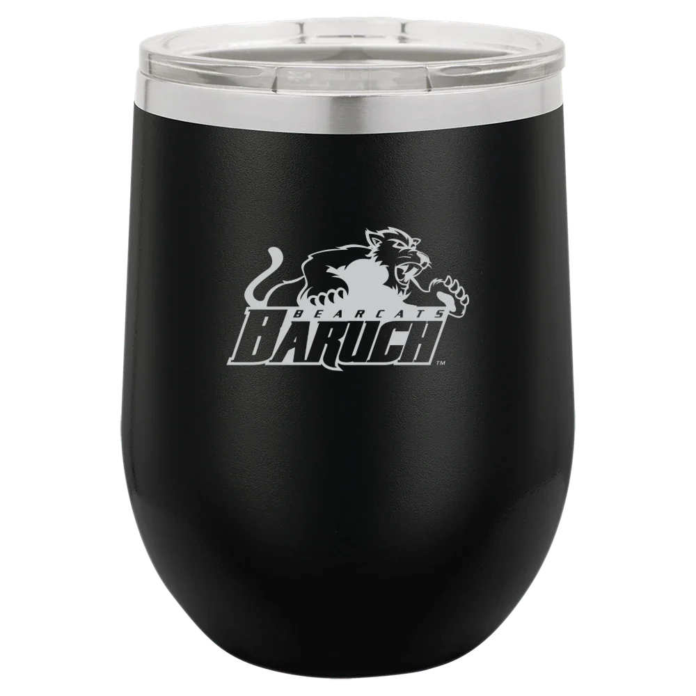 Baruch College Polar Camel 12 oz. Stemless Wine Tumbler