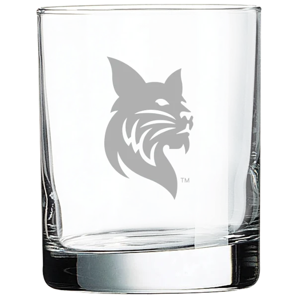 Bates College Polar Camel 10 1/2 oz. On The Rocks Glass