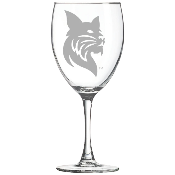 Bates College Polar Camel 10 1/2 oz. Wine Glass