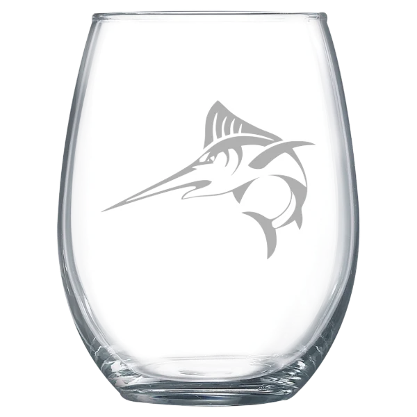 Batten University (Legacy Virginia Wesleyan Mark) Polar Camel 15 oz. Stemless Wine Glass