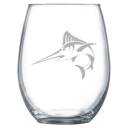 Batten University (Legacy Virginia Wesleyan Mark) Polar Camel 15 oz. Stemless Wine Glass