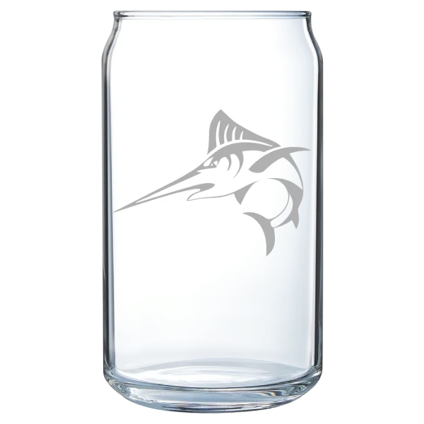 Batten University (Legacy Virginia Wesleyan Mark) Polar Camel 16 oz. Can Glass