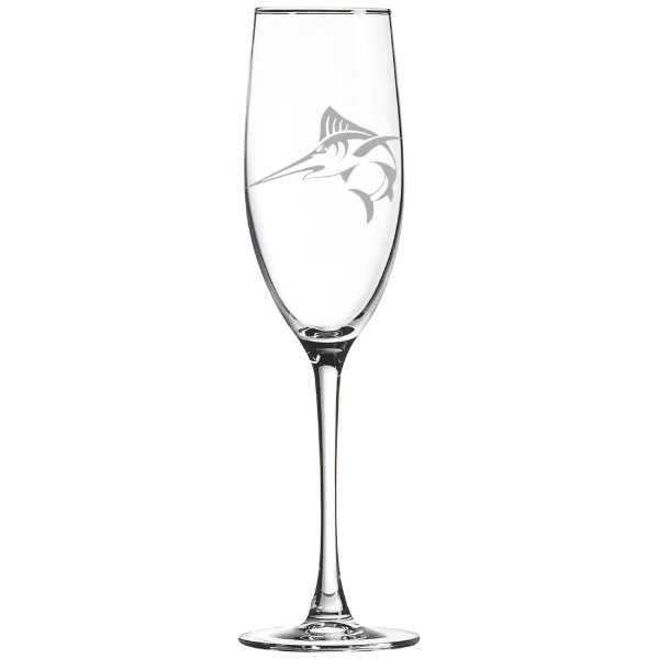 Batten University (Legacy Virginia Wesleyan Mark) Polar Camel 8 oz. Champagne Flute