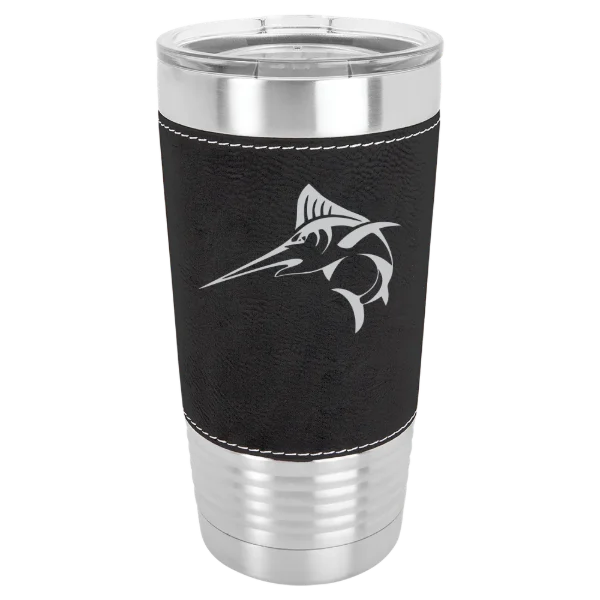 Batten University (Legacy Virginia Wesleyan Mark) Polar Camel 20 oz. Leatherette Grip Tumbler with Standard Lid