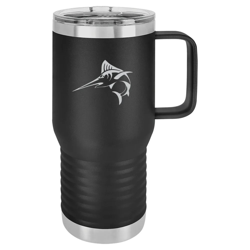 Batten University (Legacy Virginia Wesleyan Mark) Polar Camel 20 oz. Travel Mug with Slider Lid